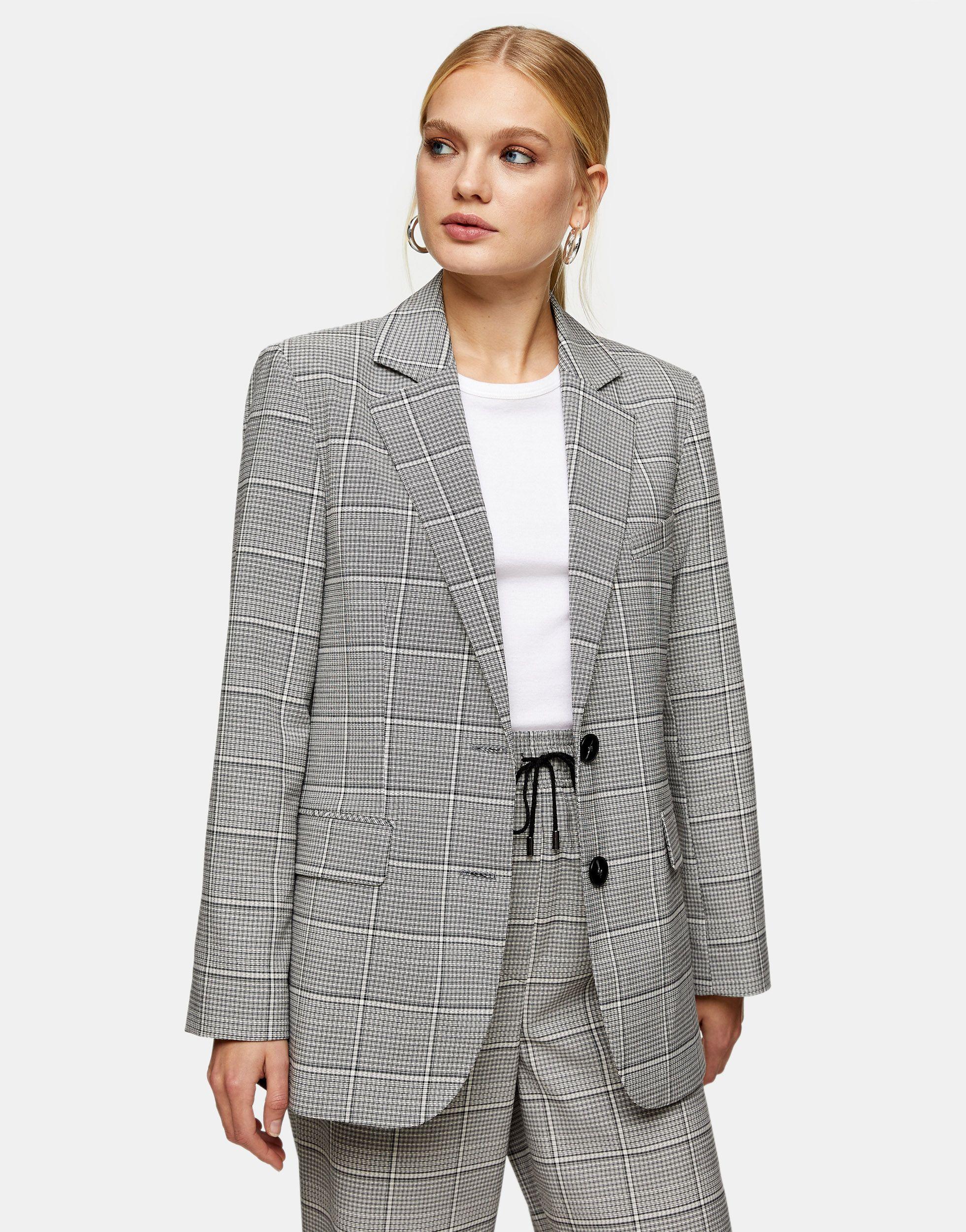 Topshop check blazer Clearance