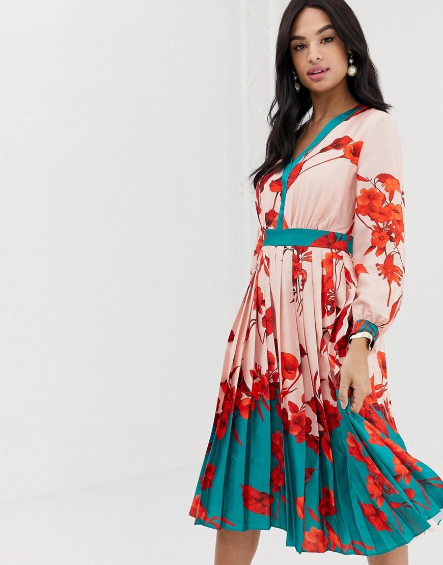 Ted baker camelis shop fantasia tiered midi dress