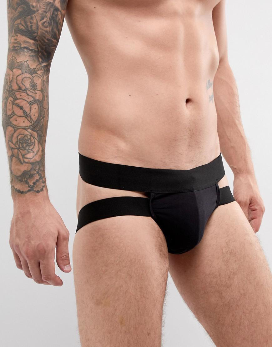 ASOS 3 Pack Jock Strap With Leg Strap In Black for Men Lyst