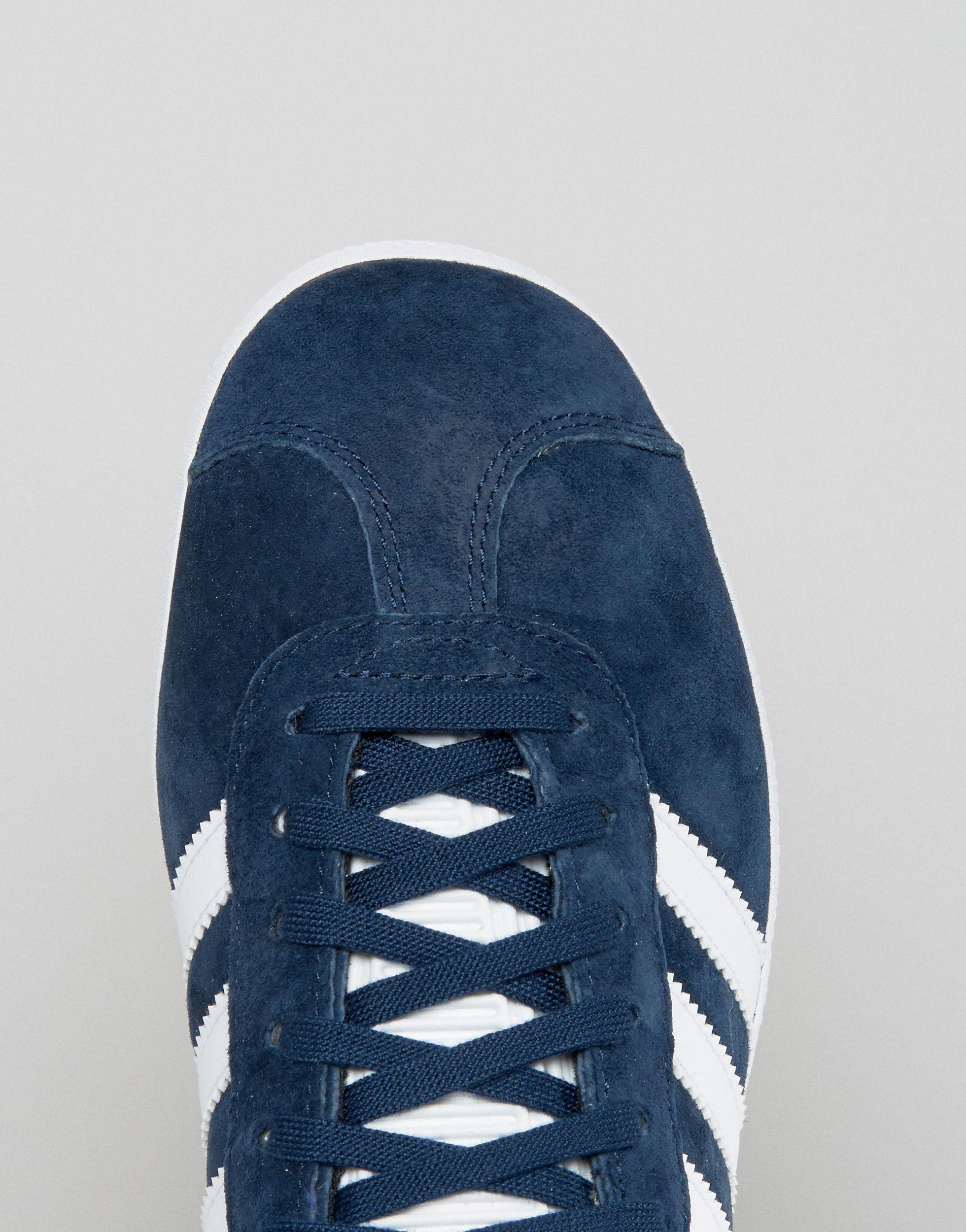 adidas Originals Suede Gazelle Sneakers in Navy (Blue) - Save 41% - Lyst