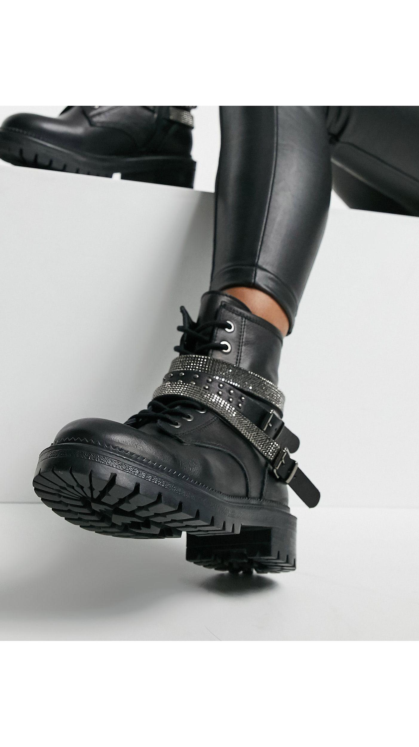 steve madden women's captain combat boot