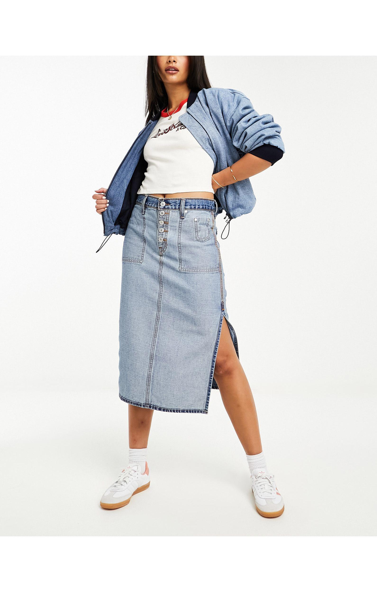 Levis a line skirt outlet