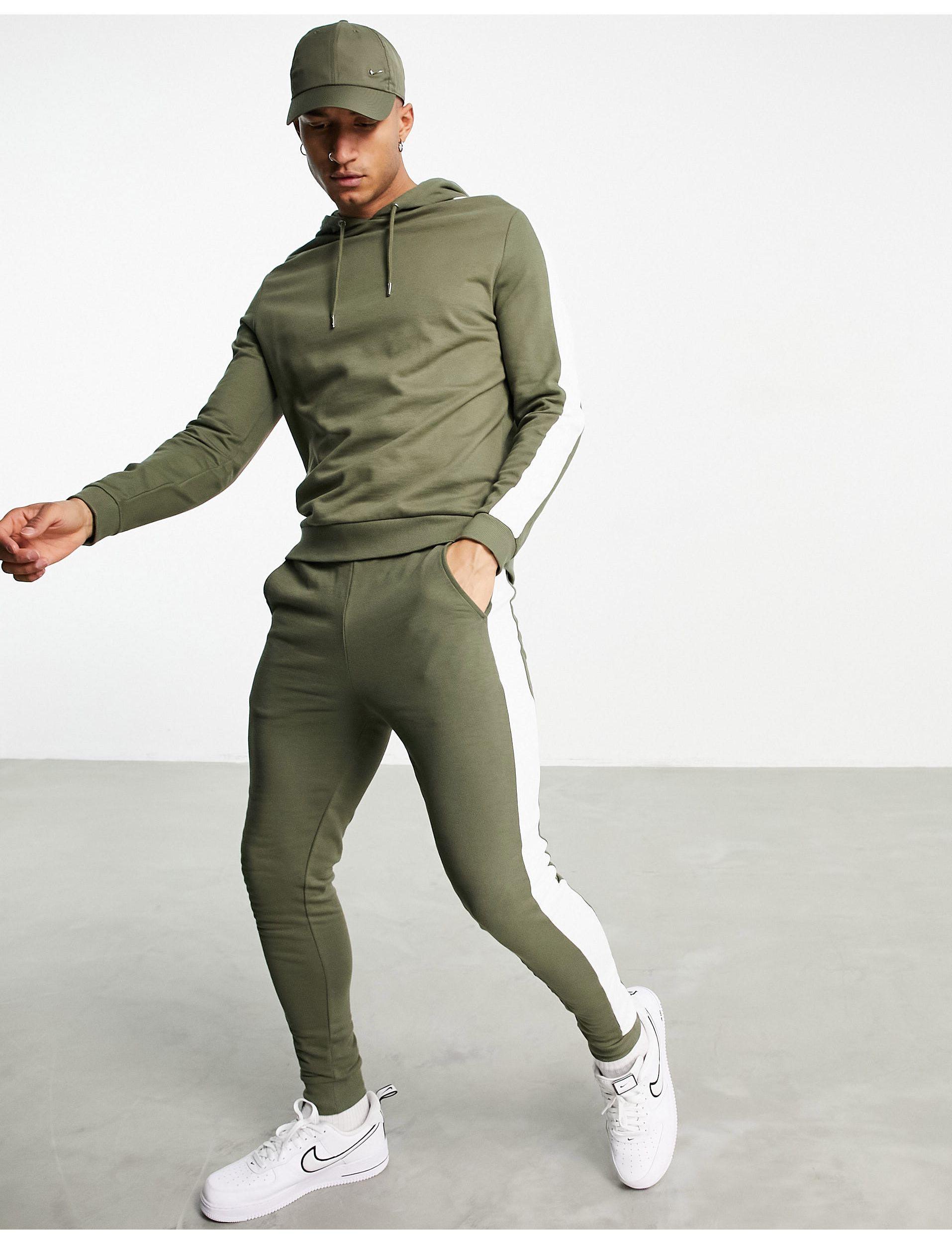 Side stripe hoodie on sale men's