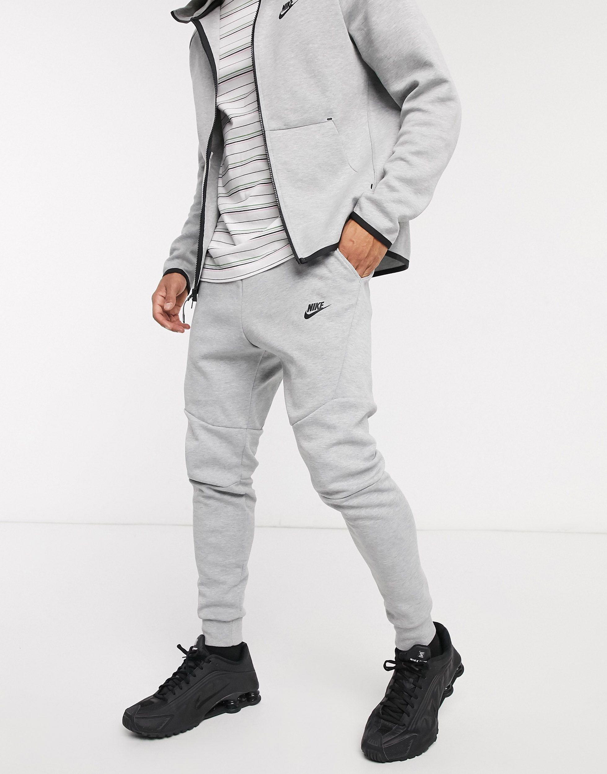 gray nike tech fleece joggers