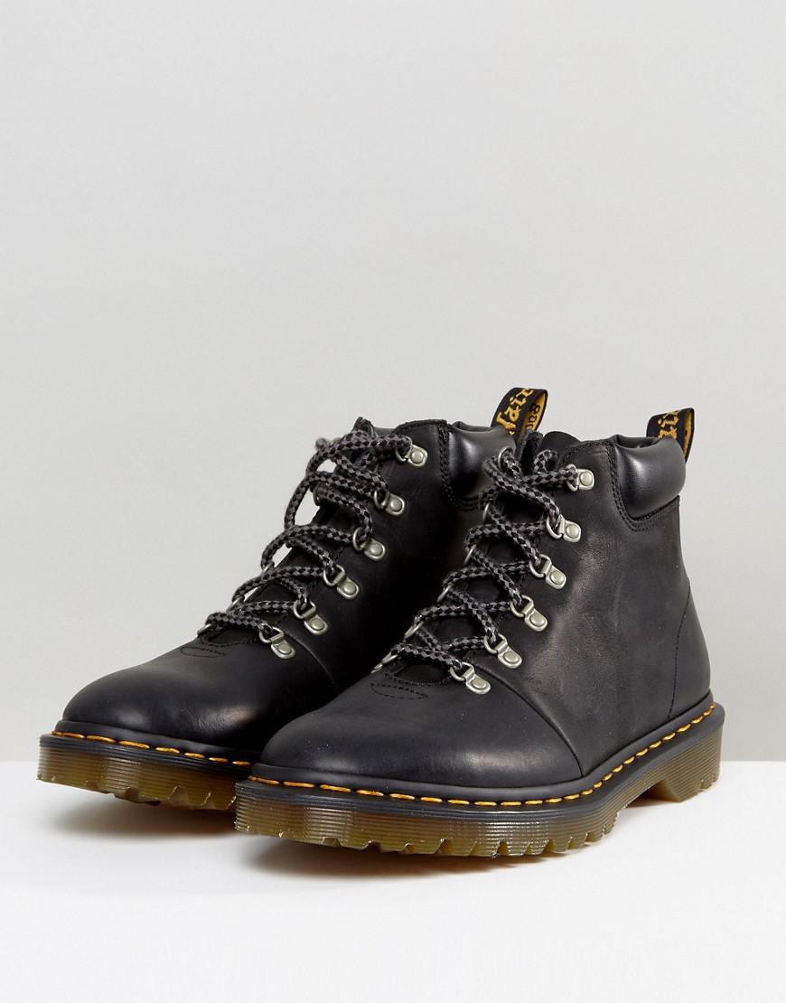 Dr. Martens Elmer Hiking Boots in Black for Men | Lyst UK