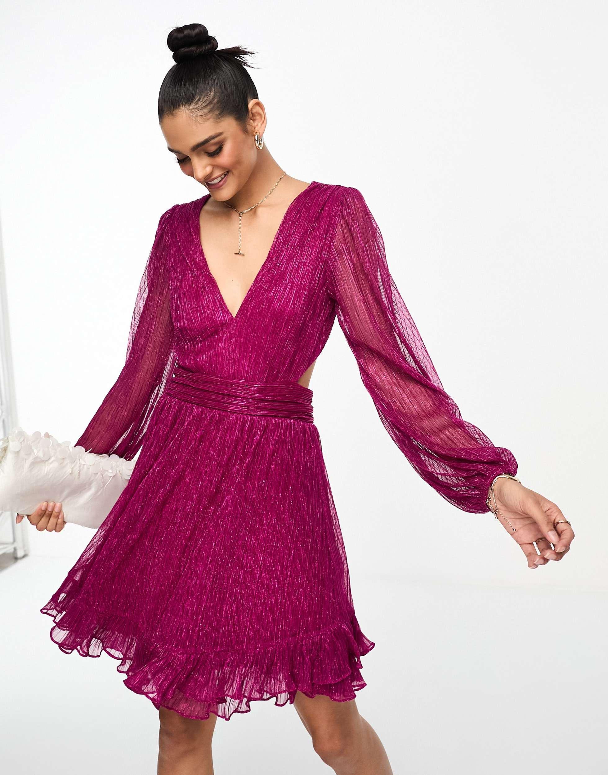 Forever new multi sheer dress sale