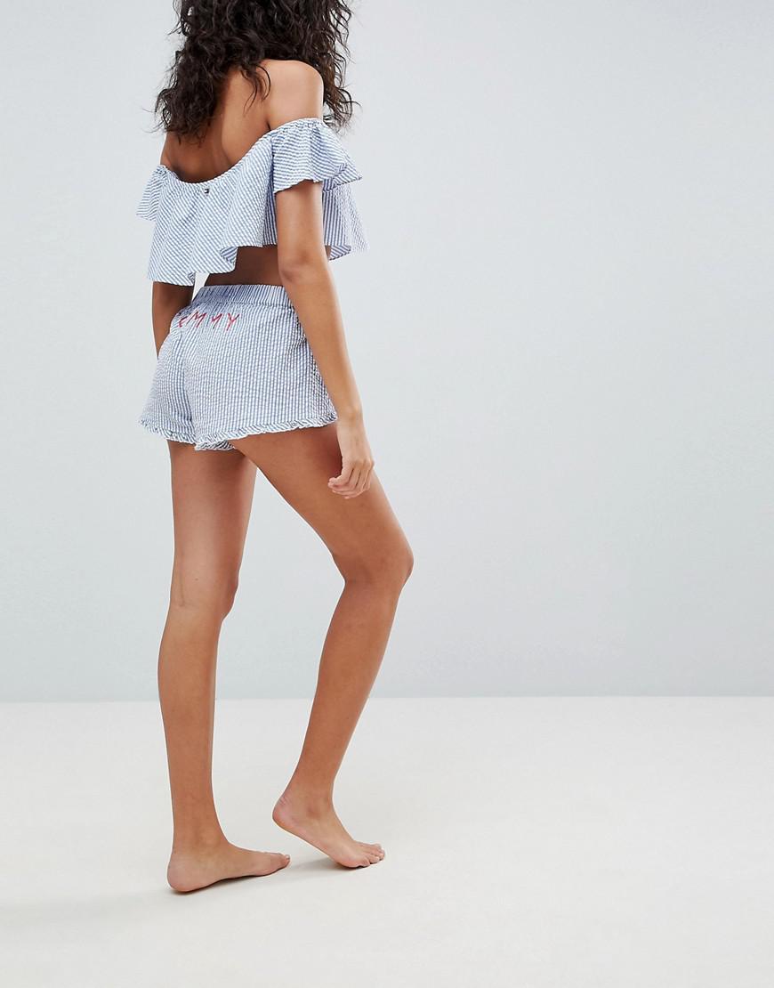 tommy hilfiger seersucker shorts