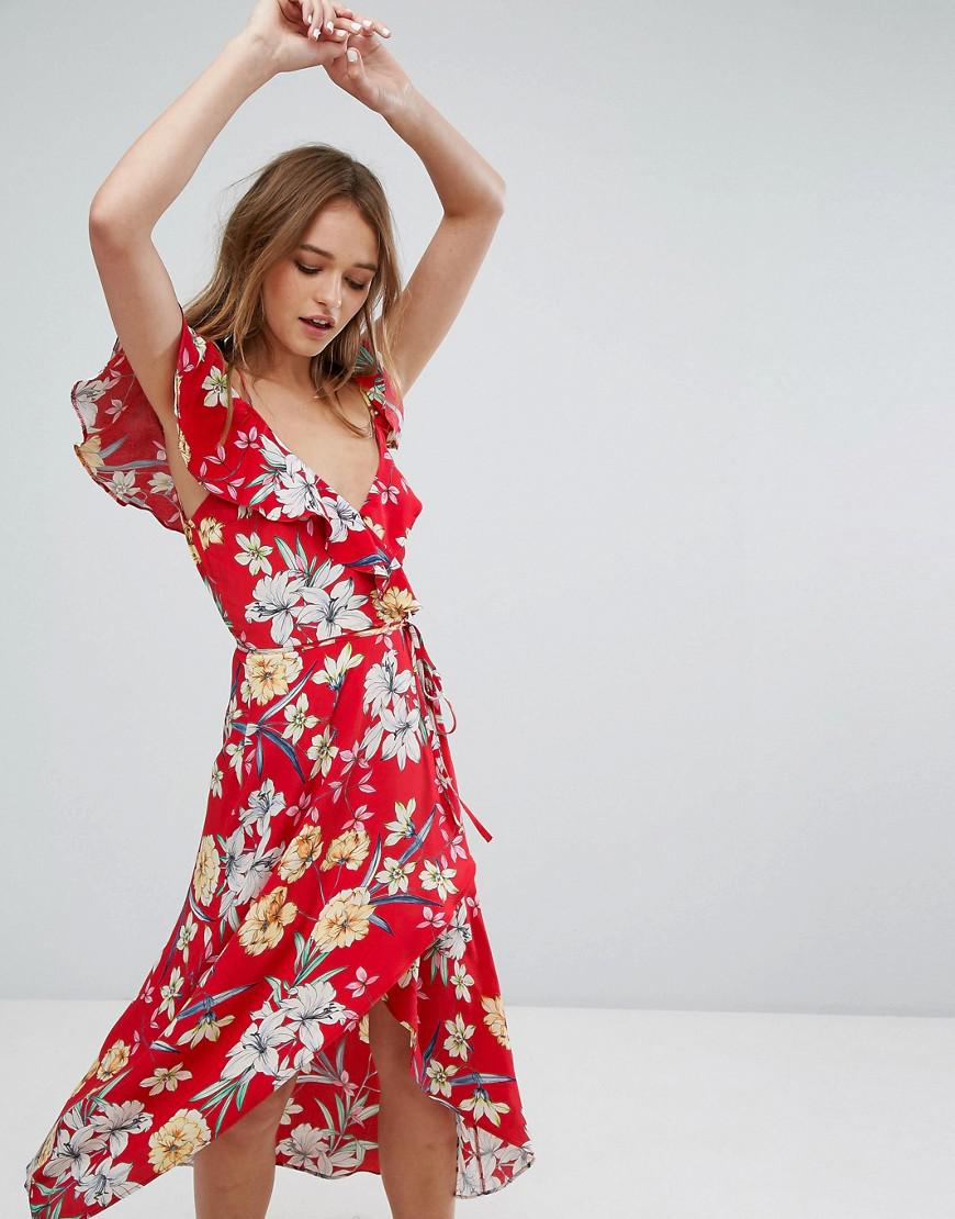 bershka floral dress