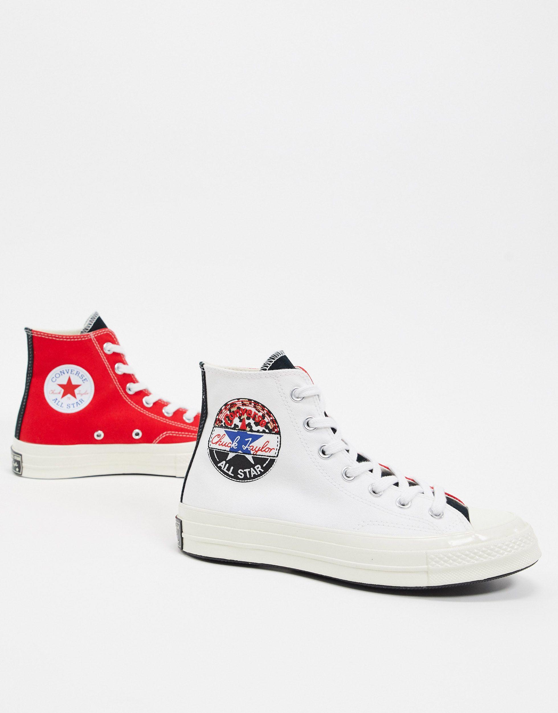 red and leopard converse