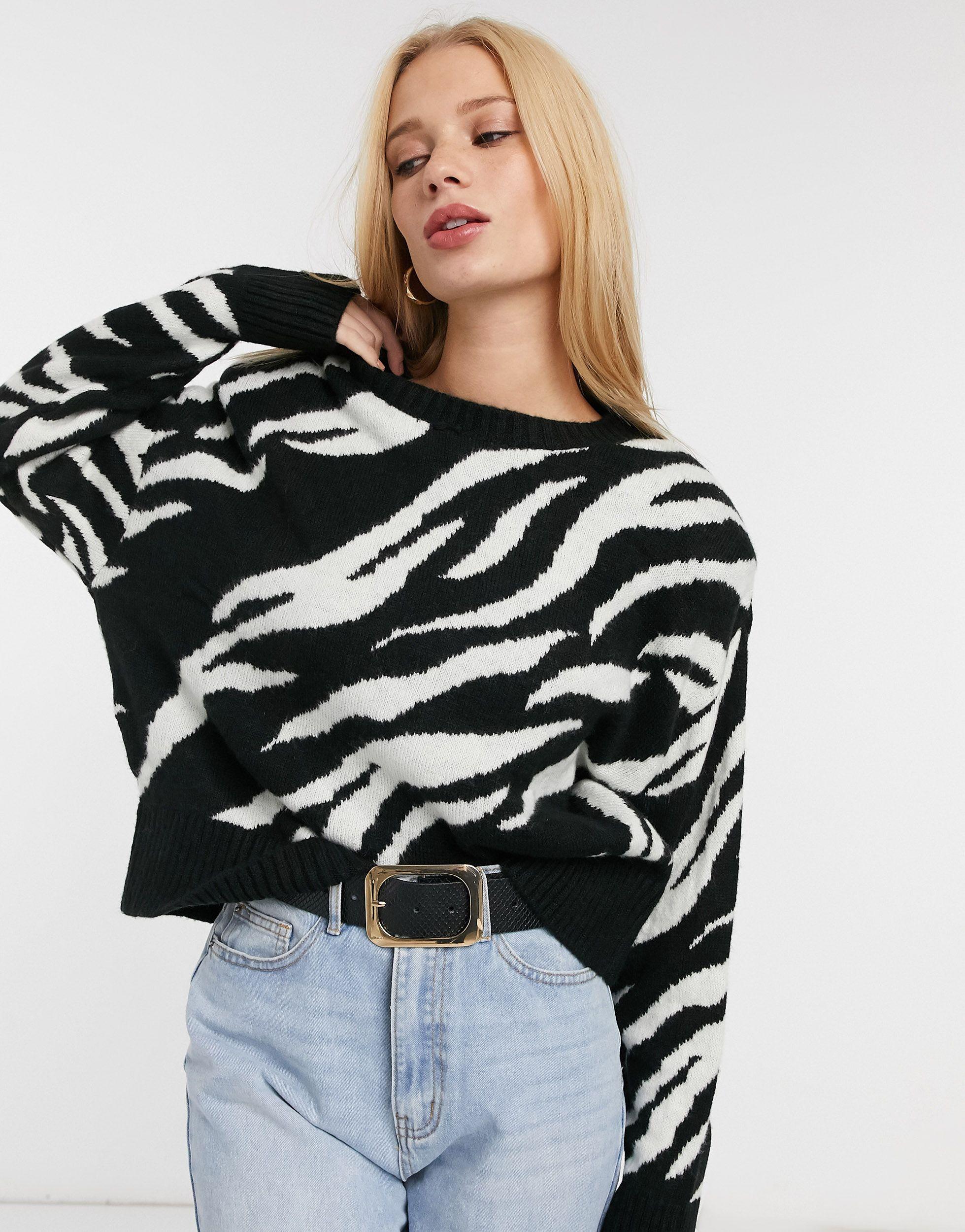 mango zebra jumper