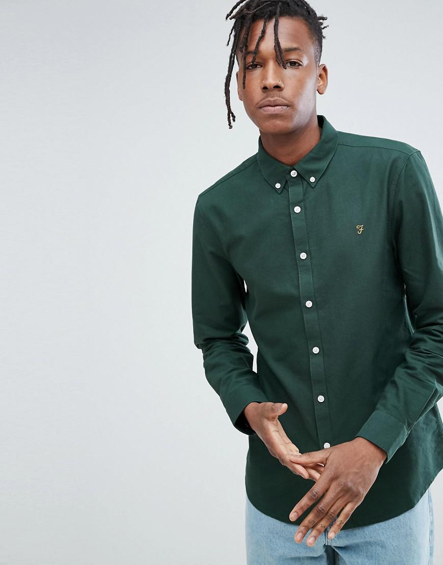 green oxford shirt mens