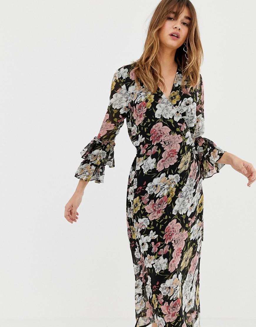 selected femme wrap dress