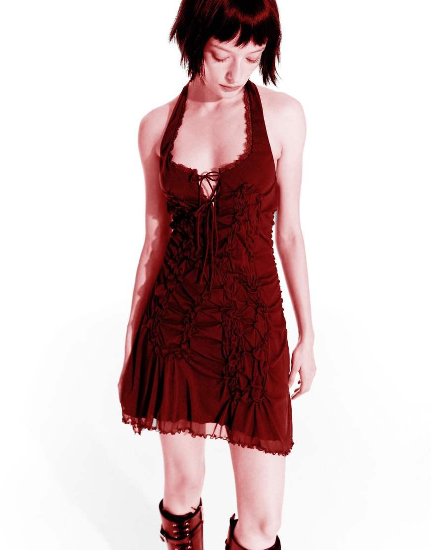 Abbigliamento Abito Rosso Bershka Vestito Rosso Bershka Bershka