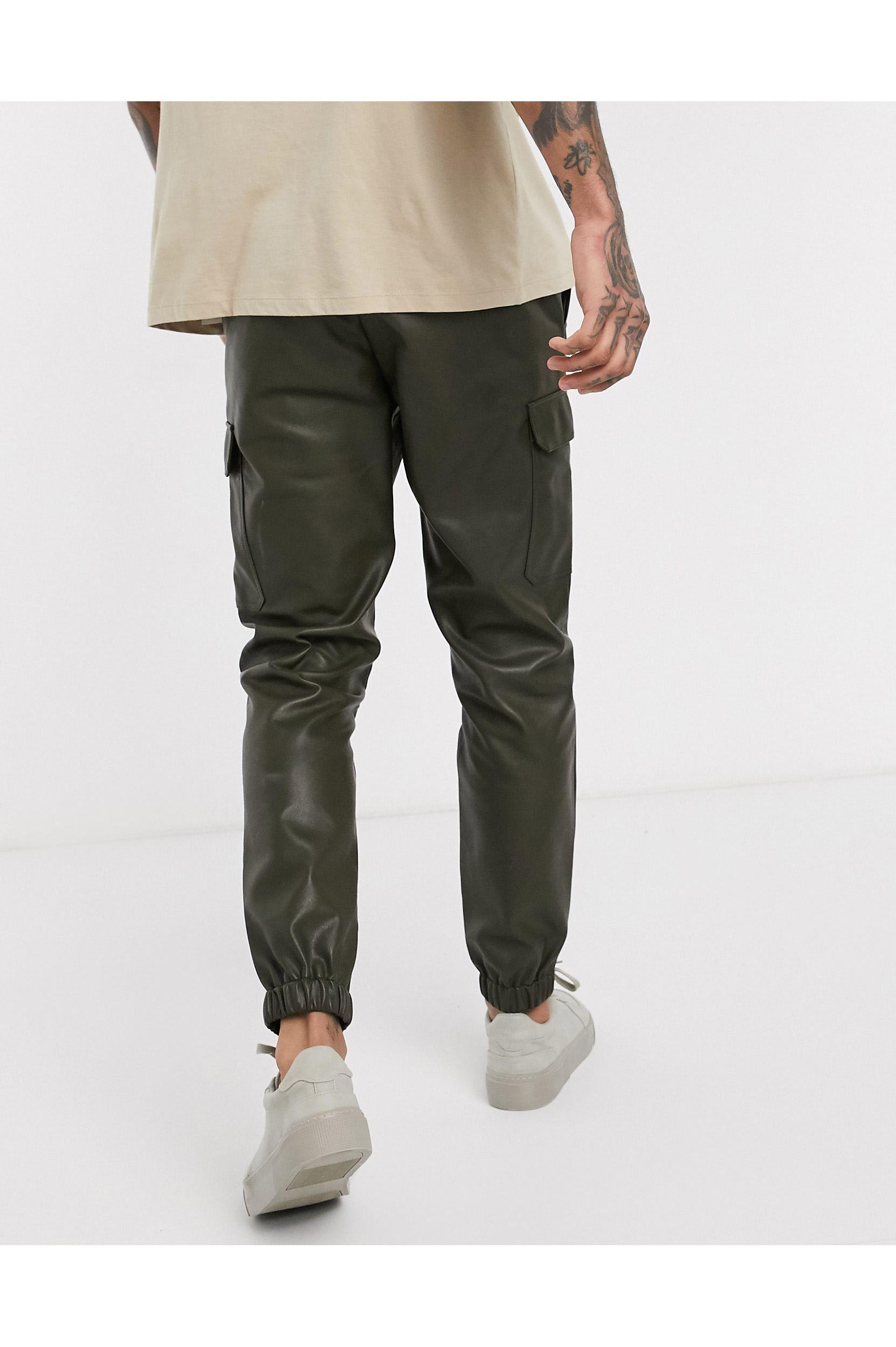 ASOS Synthetic Skinny Faux Leather 