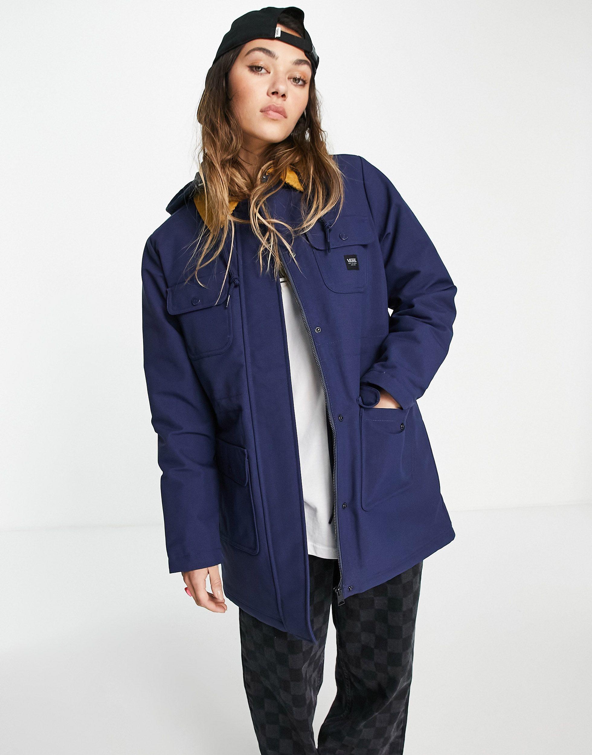 Abrigo largo azul drill ii Vans de Tejido sintético de color Azul | Lyst