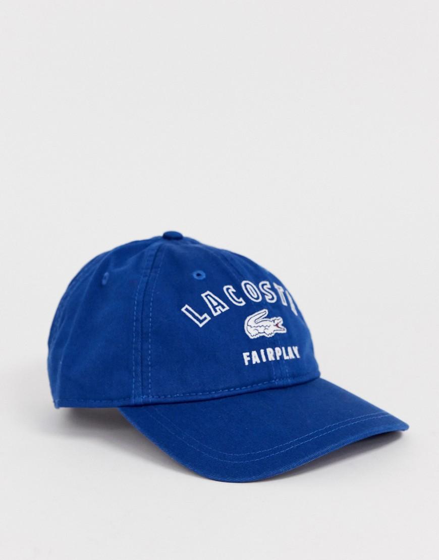 lacoste fairplay hat
