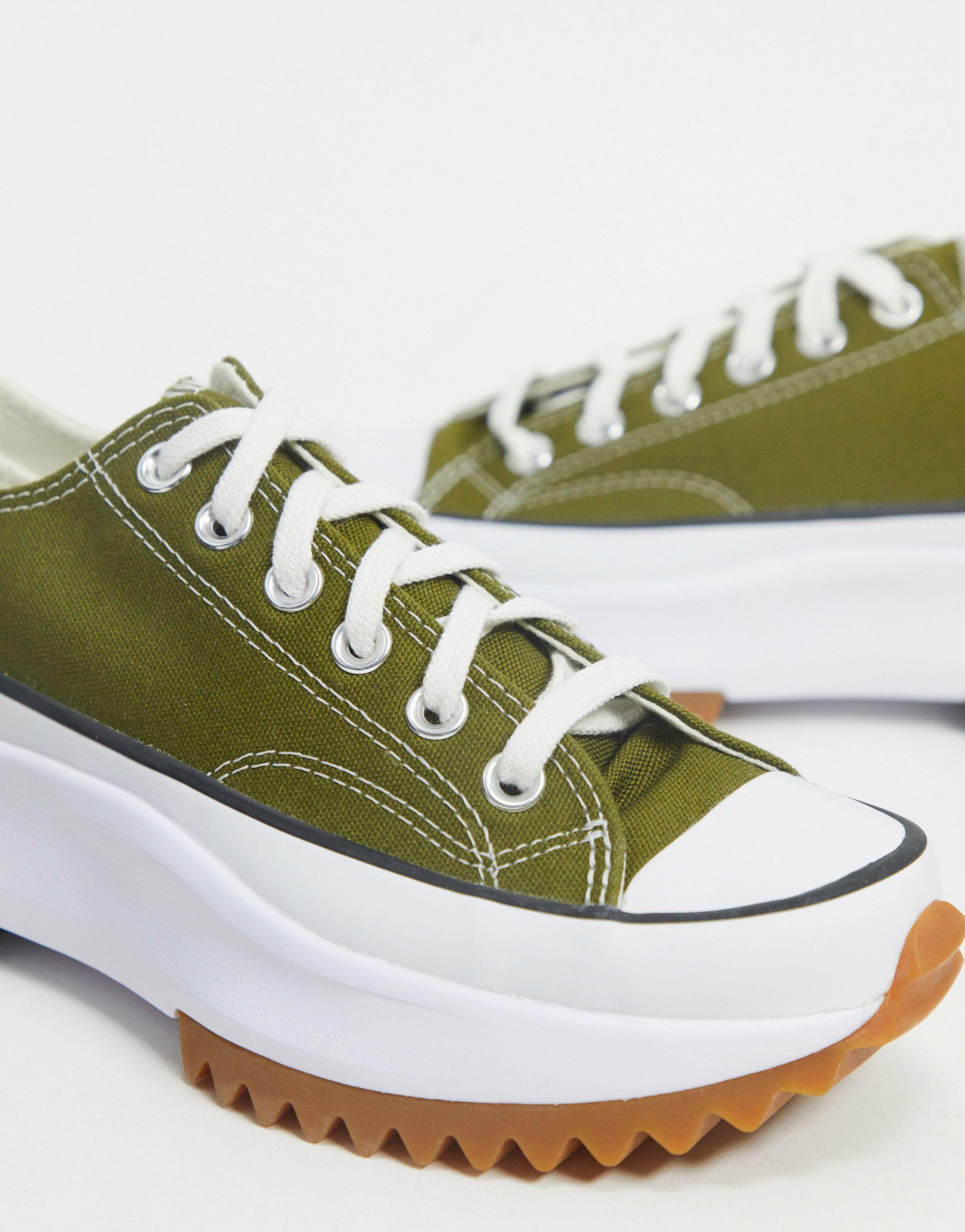 Run Star Hike en version basse Converse en coloris Vert | Lyst