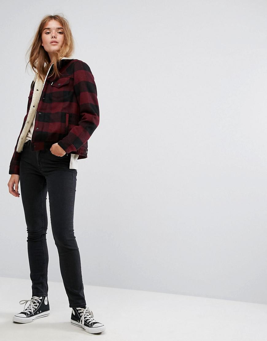 levis borg lined coach jacket