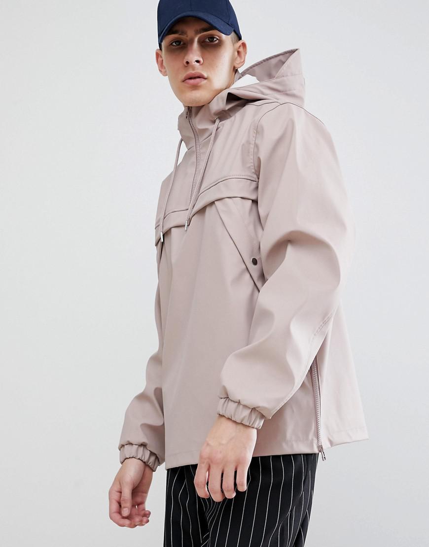 New Look Overhead Rain Jacket In Dusty Pink for Men - Lyst
