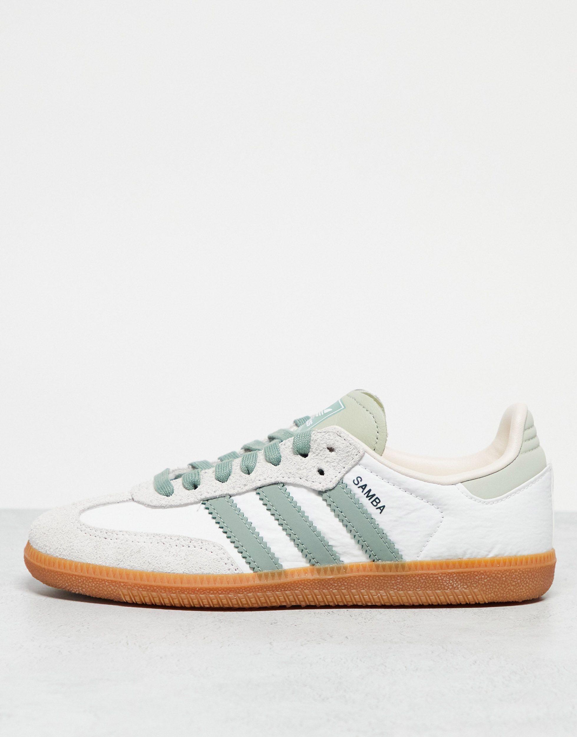 adidas gazelle silver green womens Unisex adidas Originals Samba OG Shoes White Red