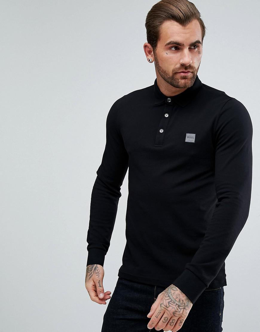 Download BOSS Cotton By Hugo Boss Paulyn Slim Fit Long Sleeve Polo ...