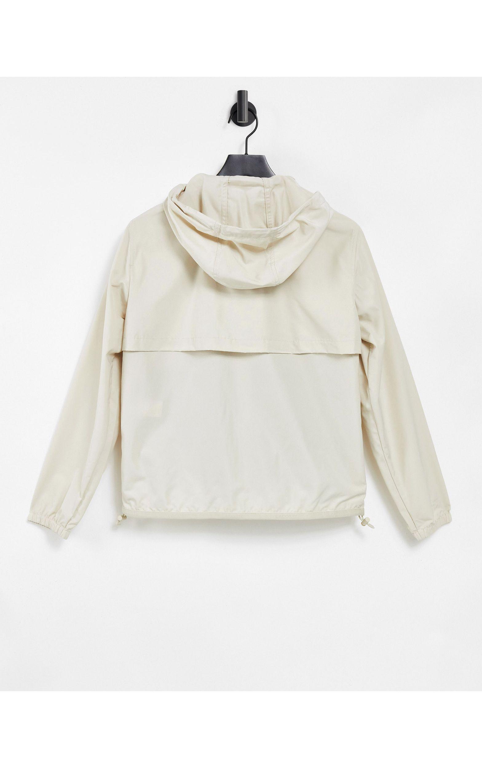 lacoste lightweight hooded jacket