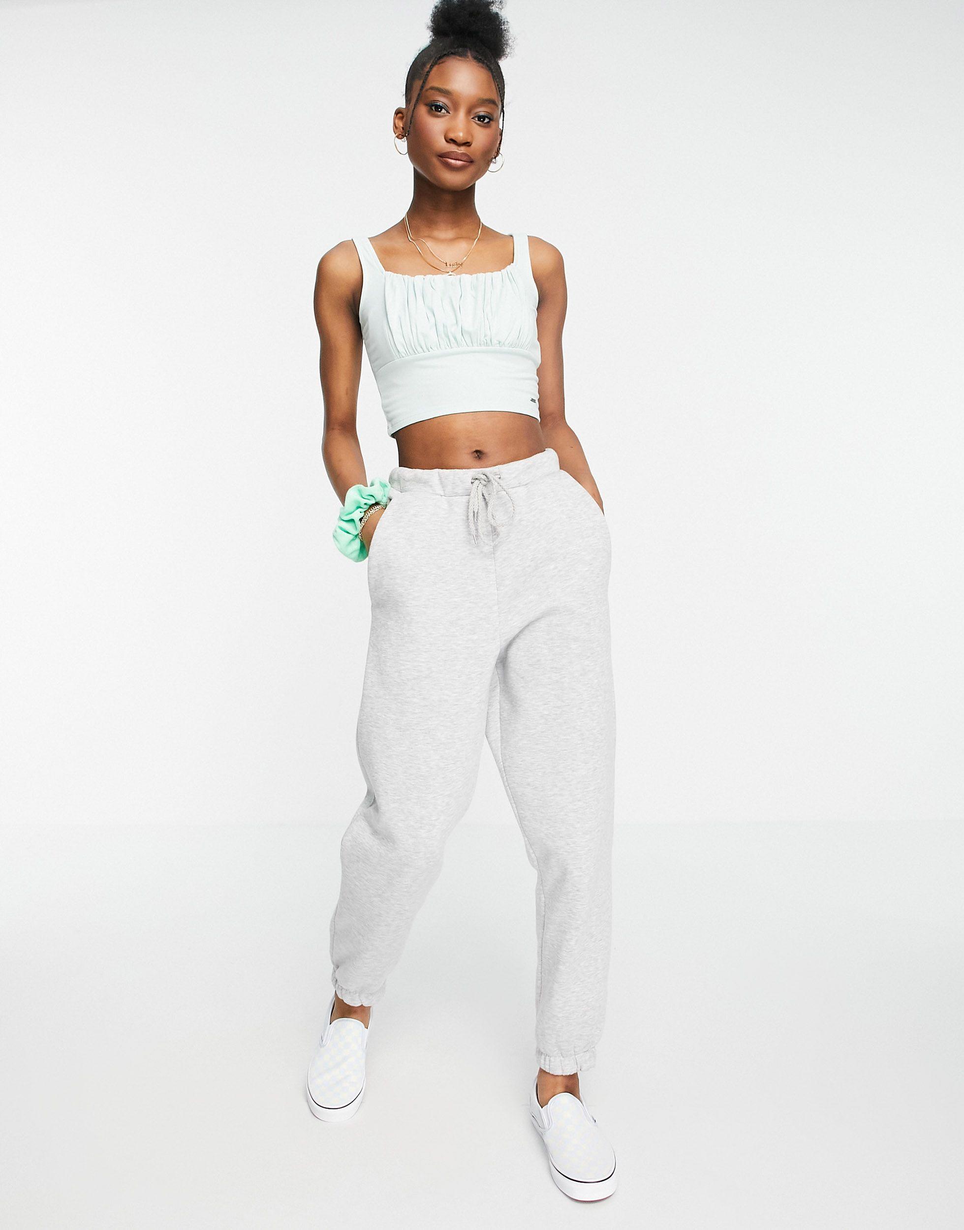 Hollister Rouched Front Cami Top Lyst Australia