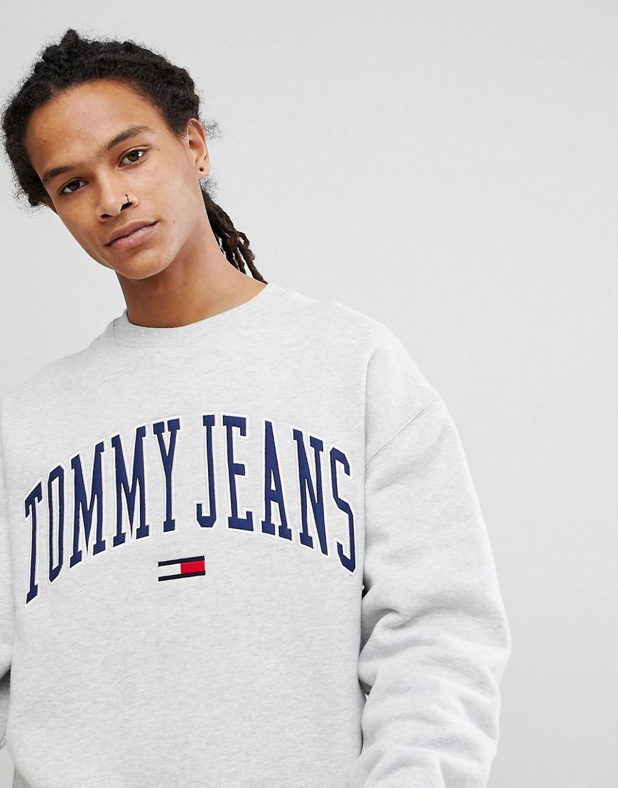 yellow tommy jeans jumper