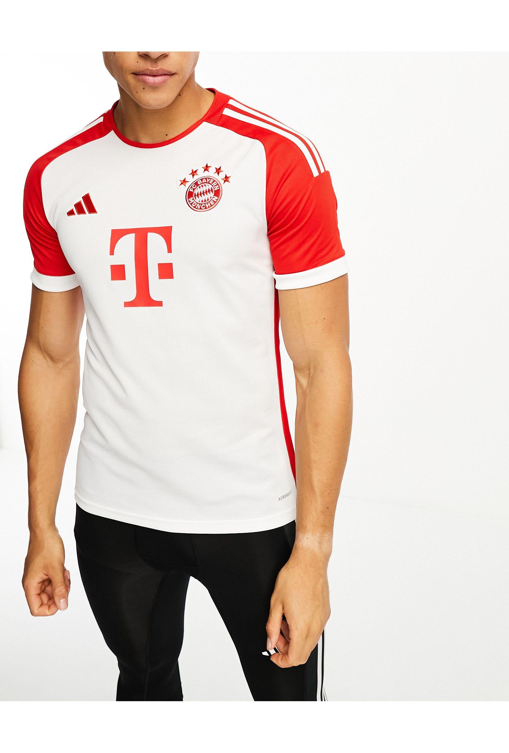 adidas Adidas Football Fc Bayern Munich Unisex Home Shirt in Red | Lyst Australia