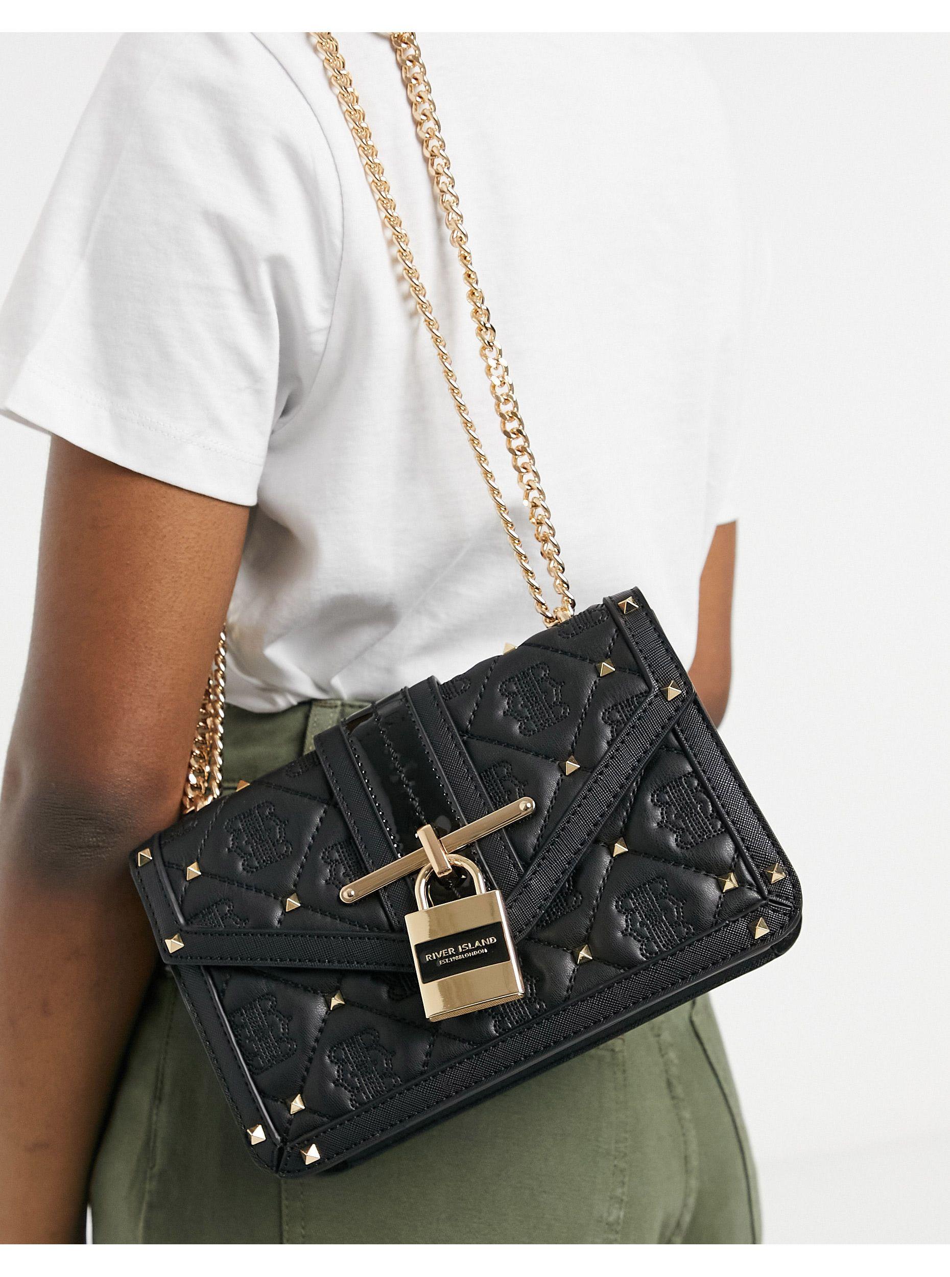 River island padlock bag sale