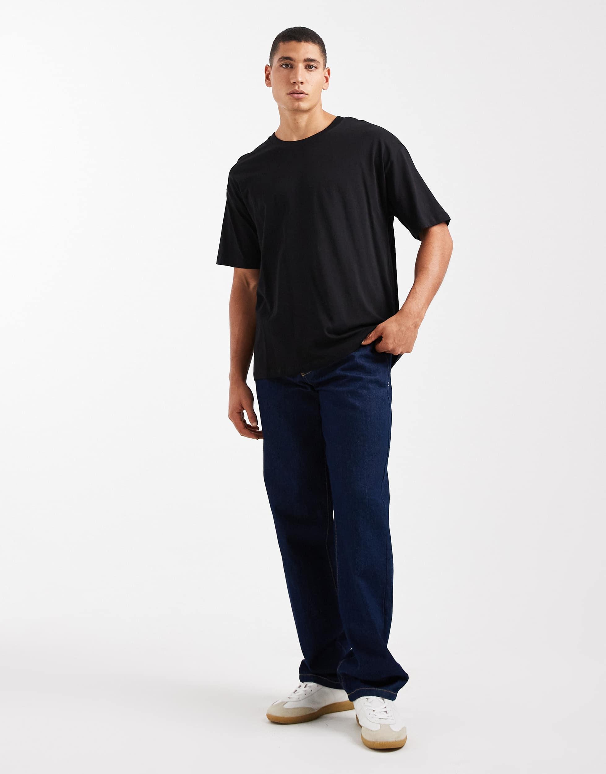 T-shirt Noir Boutonné New Look Taille 8 - Manches 3/4, Neuf Avec étiquettes