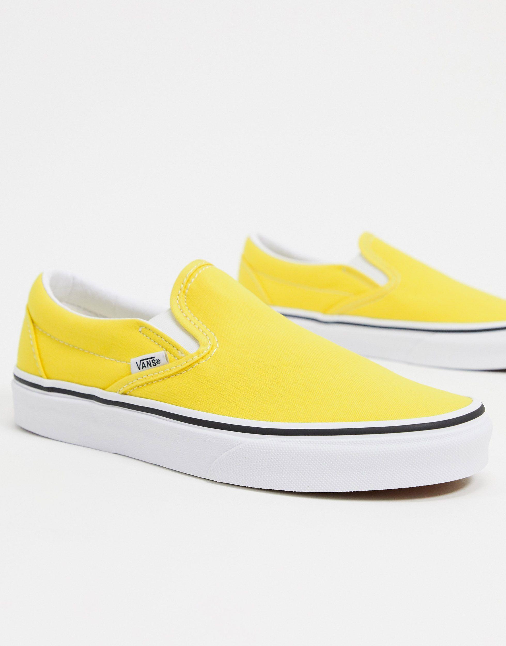 vans jaune vif