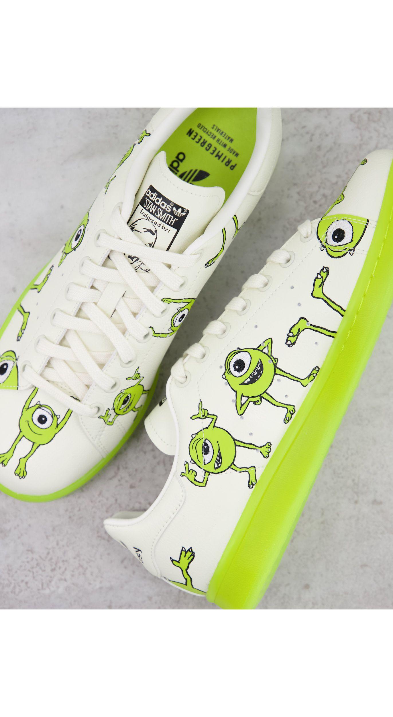 First Look at The Pixar x adidas Stan Smith Mike \u0026 Sulley • KicksOnFire.com