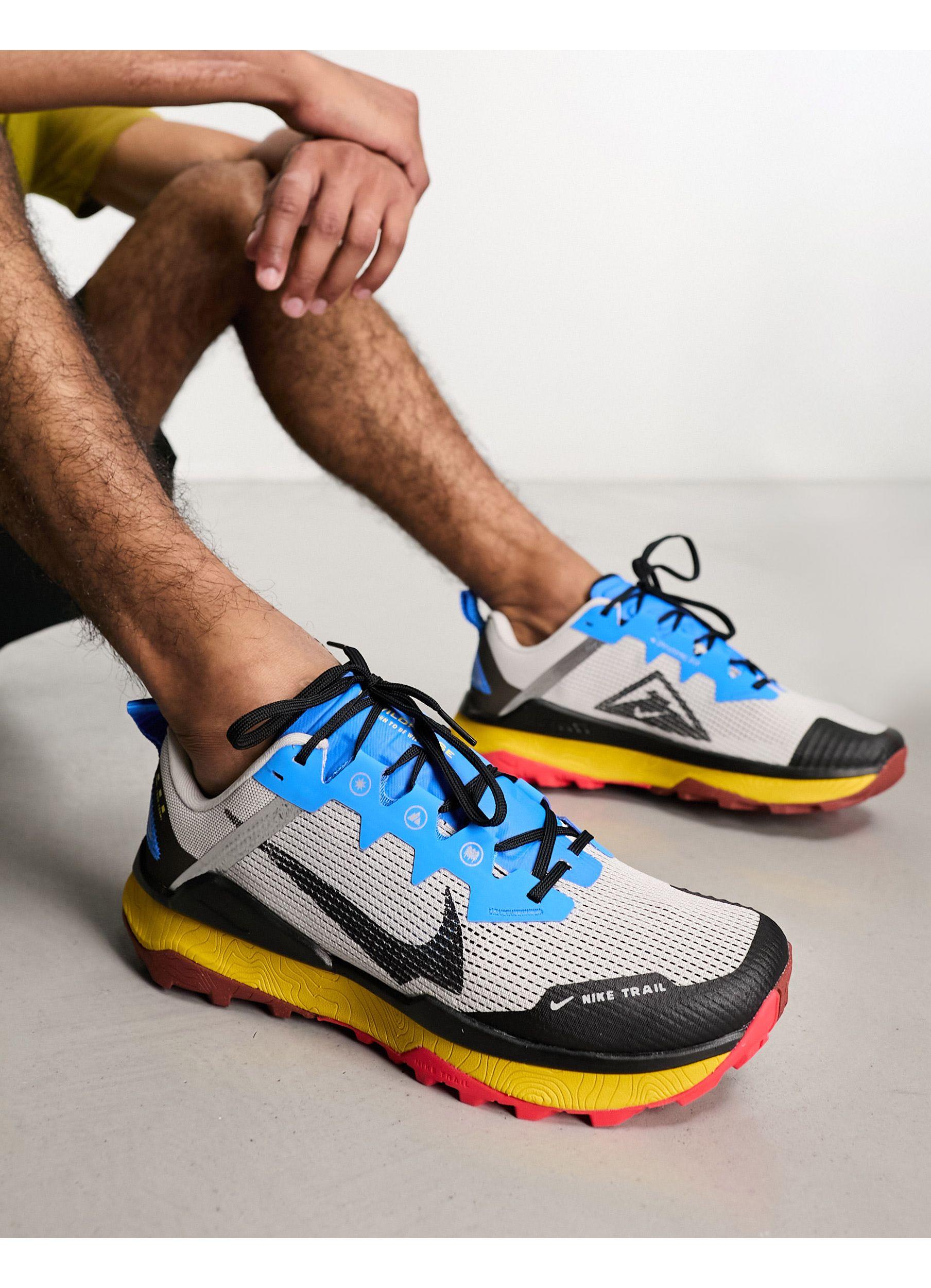 Multicoloured top nike trainers