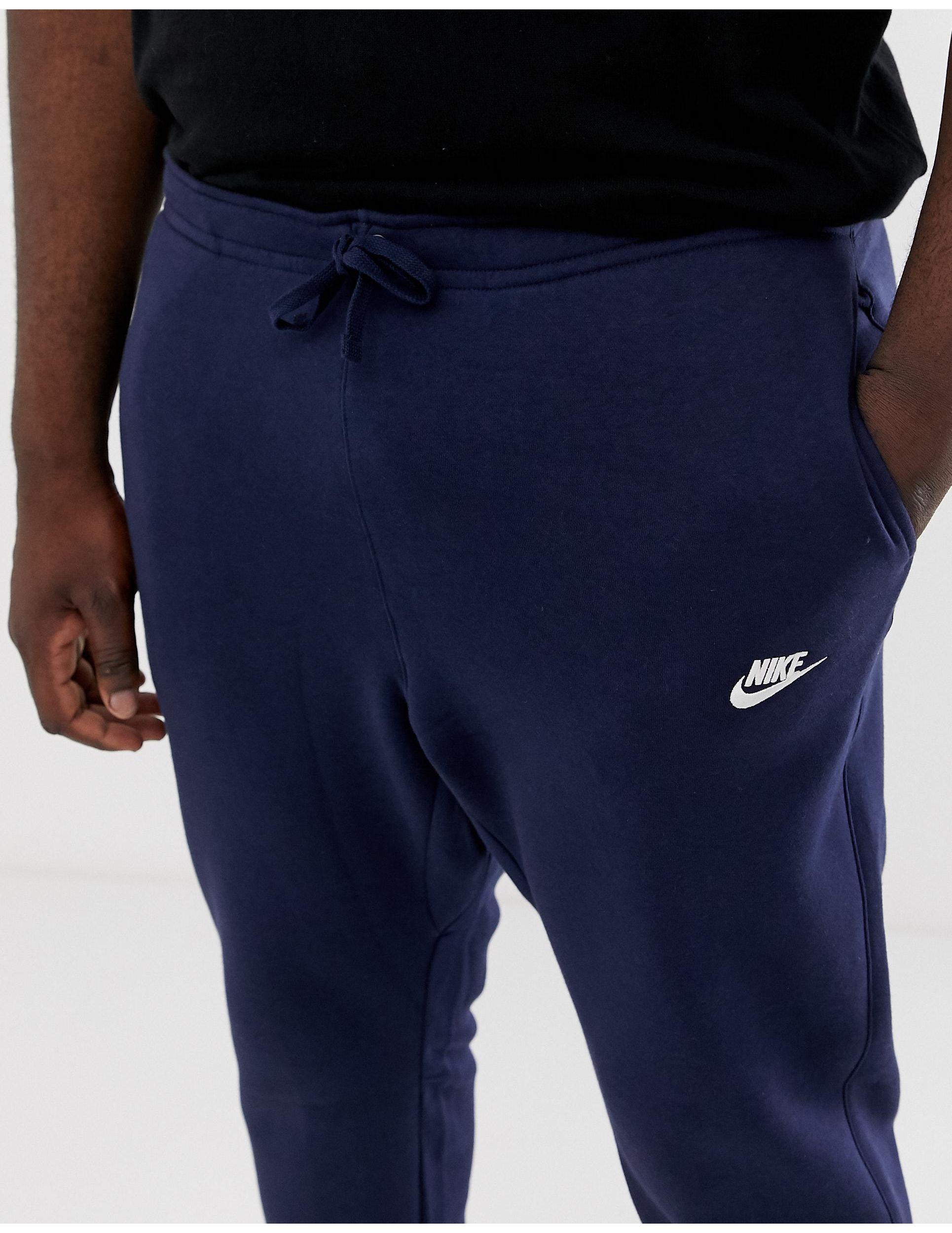 Nike Plus Club Cuffed joggers in Navy (Blue) for Men - Lyst