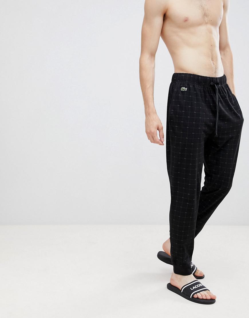lacoste cuffed joggers