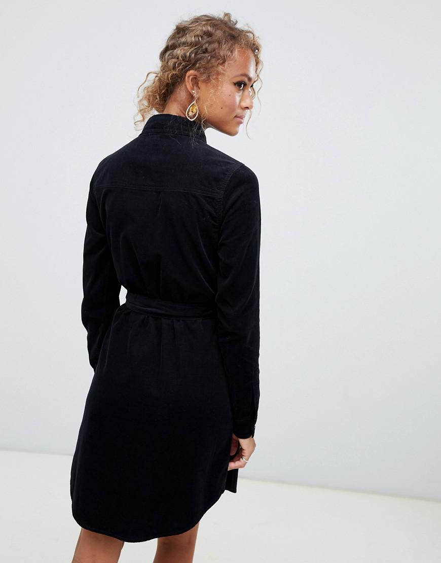 new look cord shirt dress