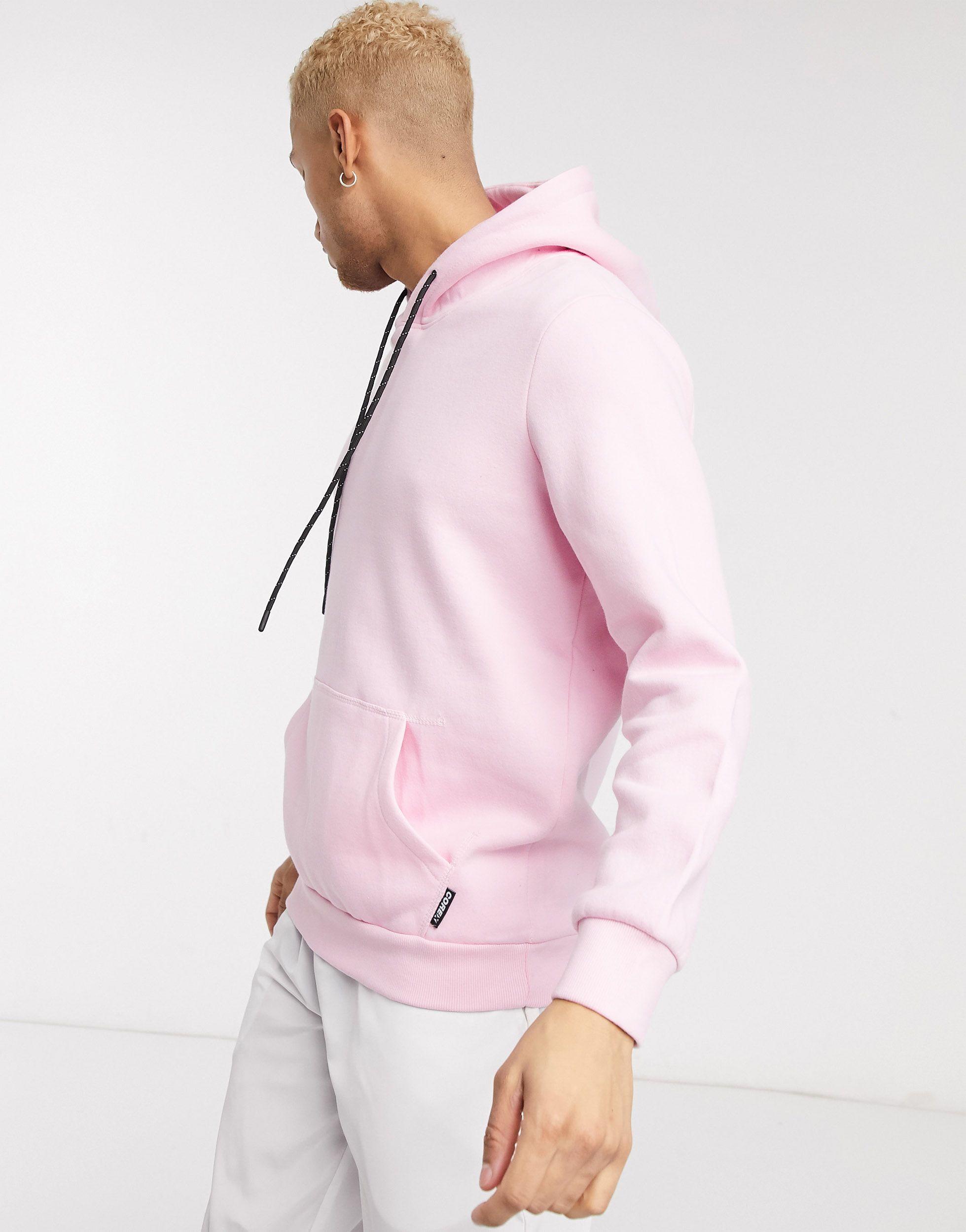 Bershka Denim Join Life Hoodie in Pink for Men | Lyst