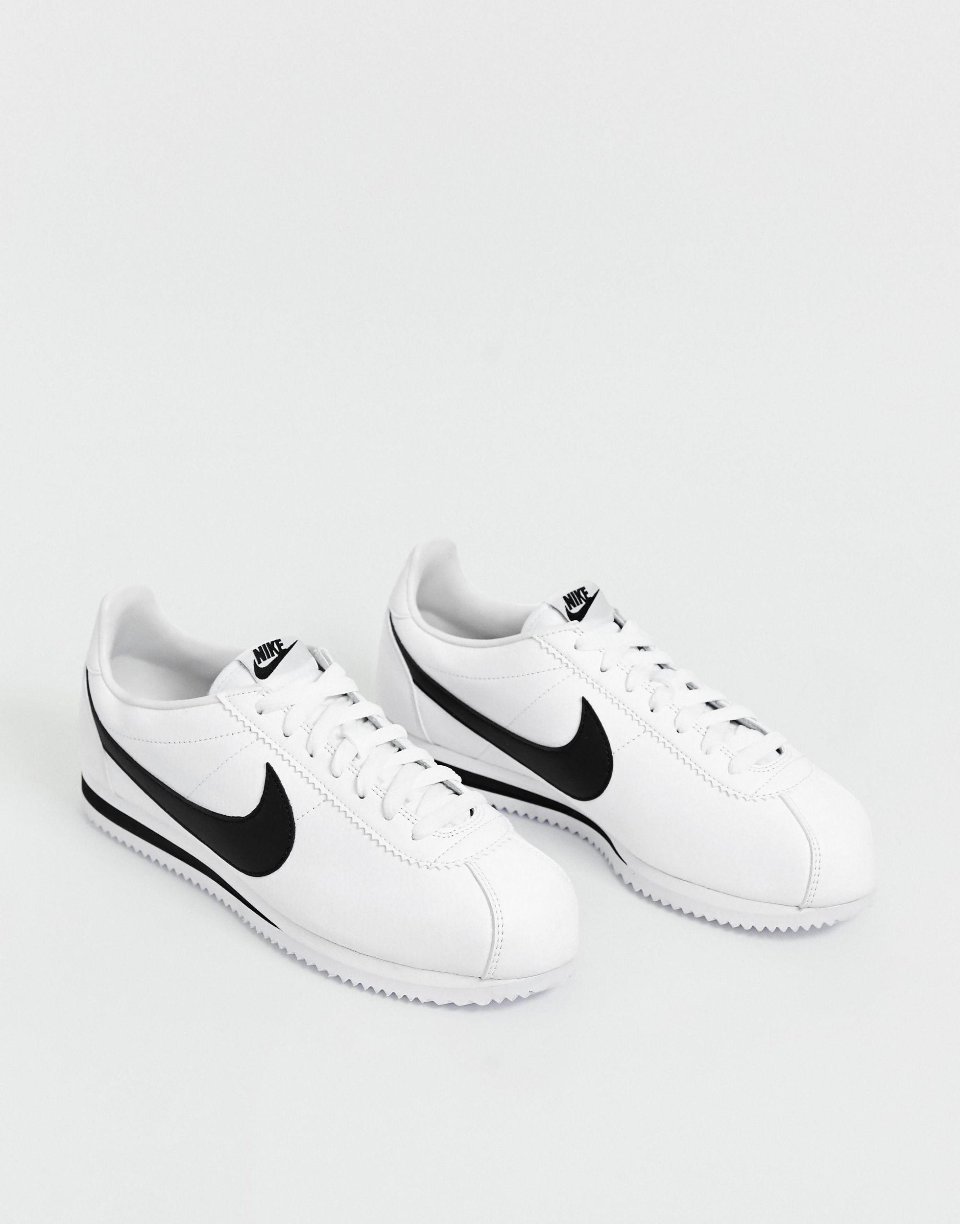 mens white cortez trainers