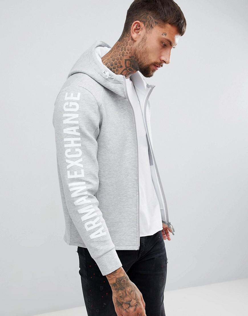 armani exchange grey sweatshirt