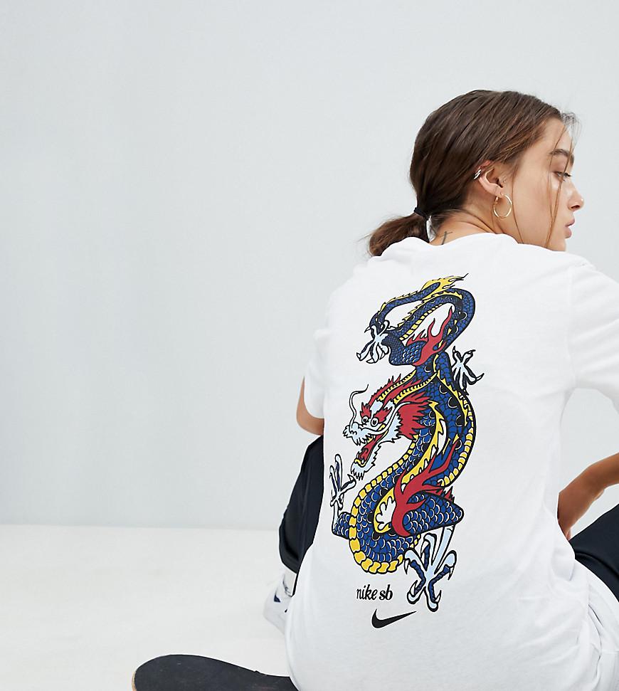 Analgésico A la meditación galón Nike Nike Black Sb Dragon Back Graphic T-shirt | Lyst Australia