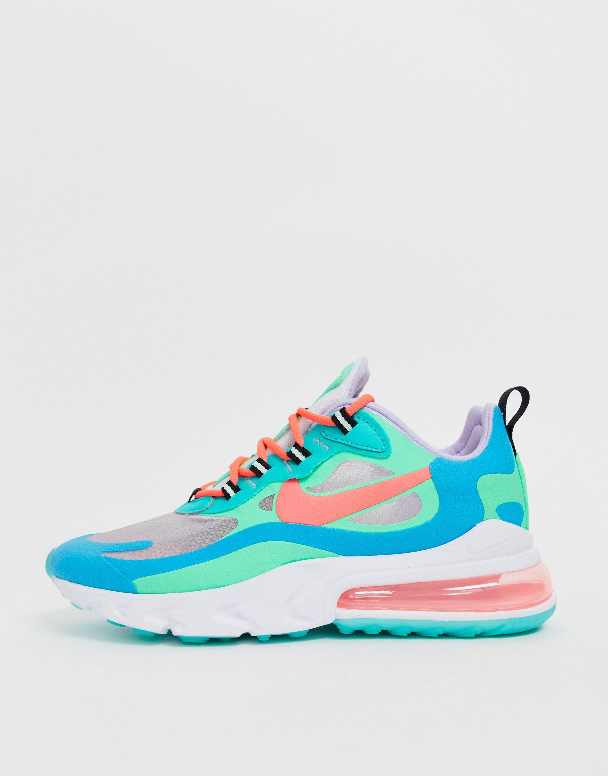 nike psychedelic air max 270 react trainers