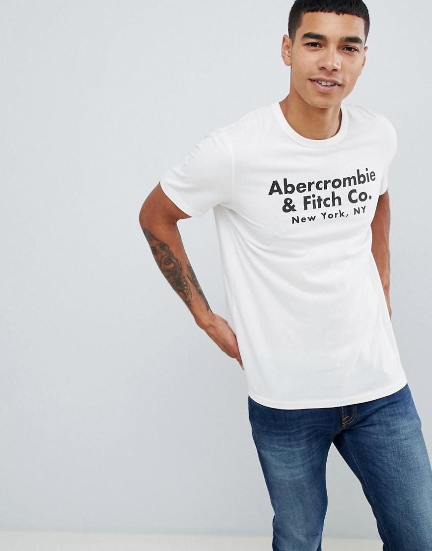 abercrombie white t shirt