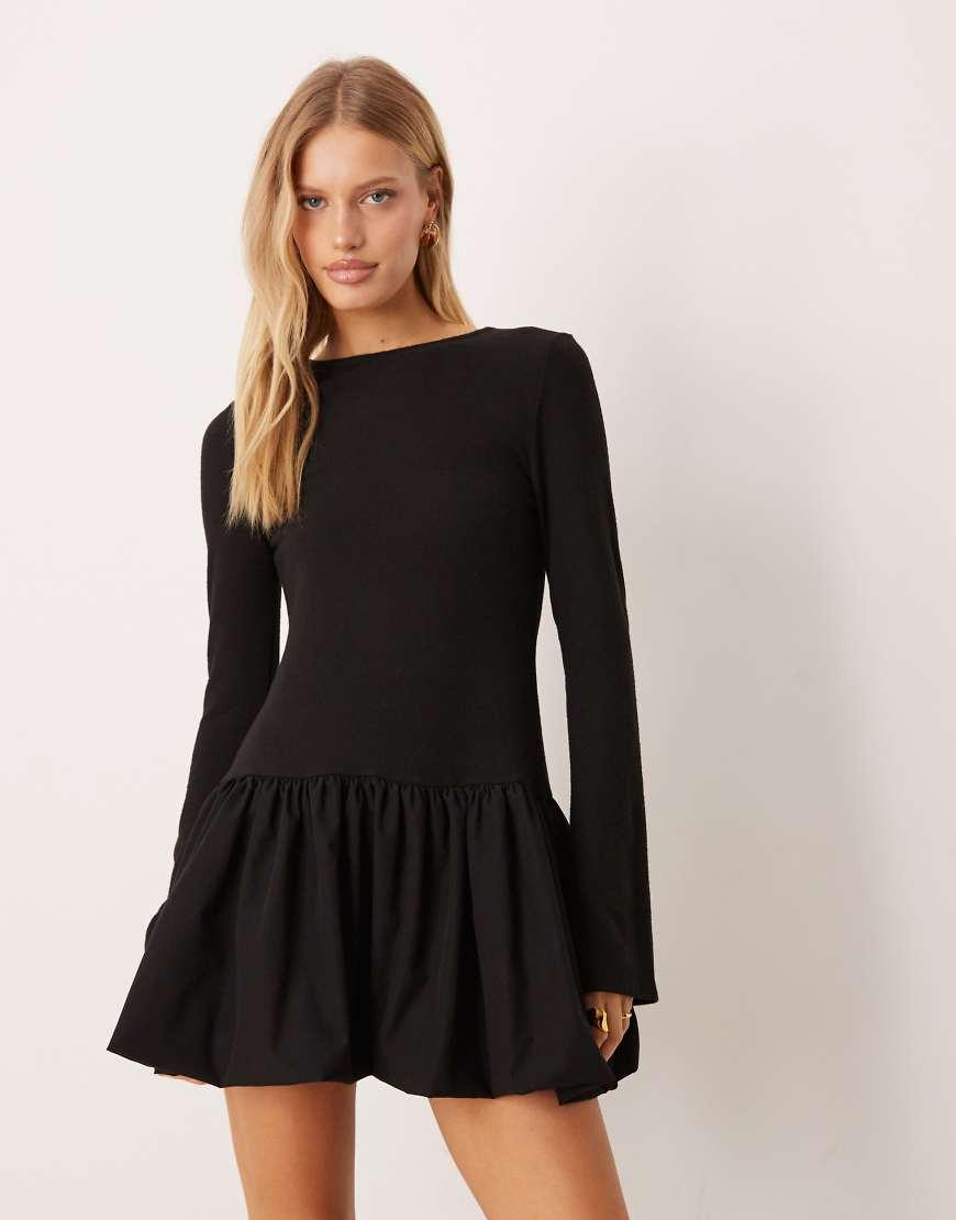 strapless open back dress ASOS knitted peplum dress  Can I Borrow it Babe