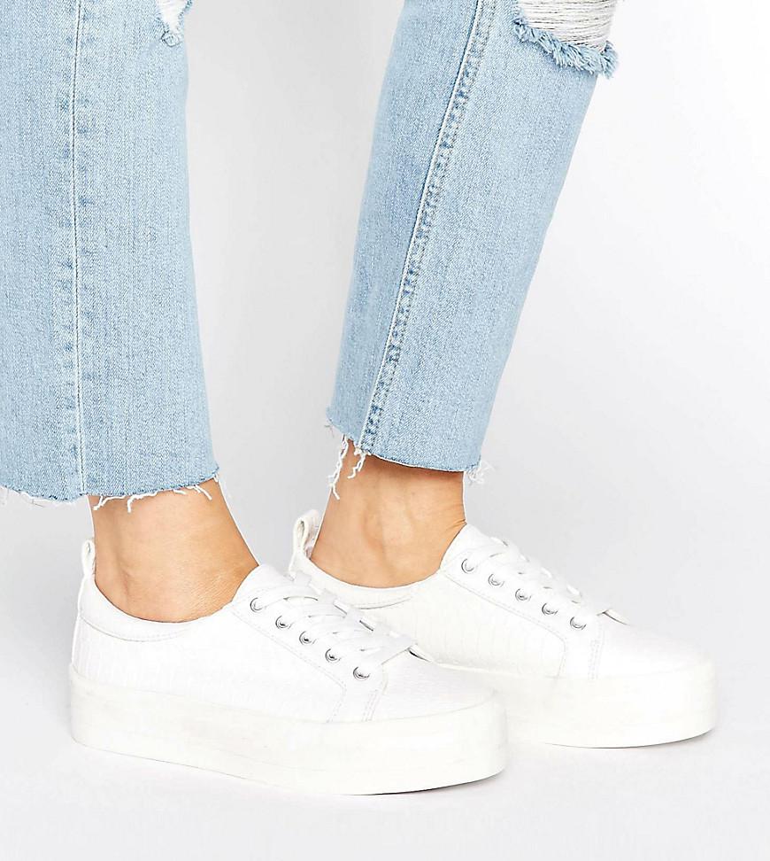 wide fit flatform trainers