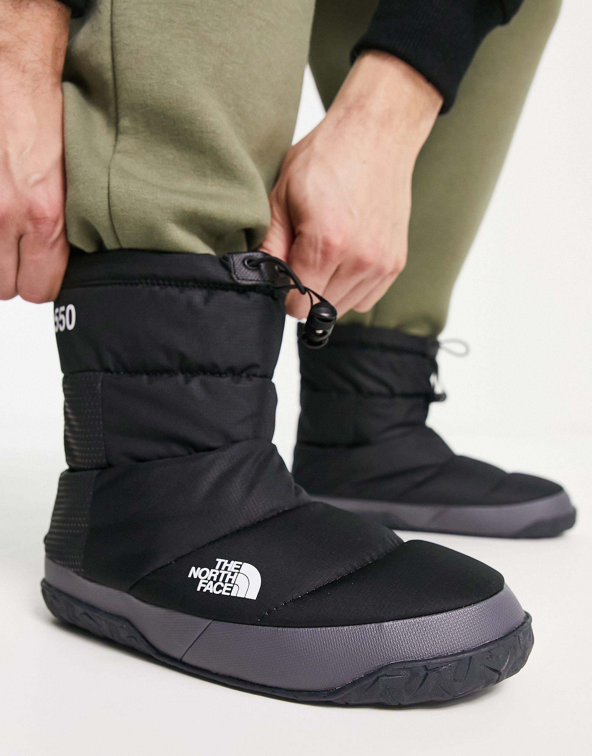 The North Face Nuptse Apres Down Insulated Boots in Green for Men | Lyst