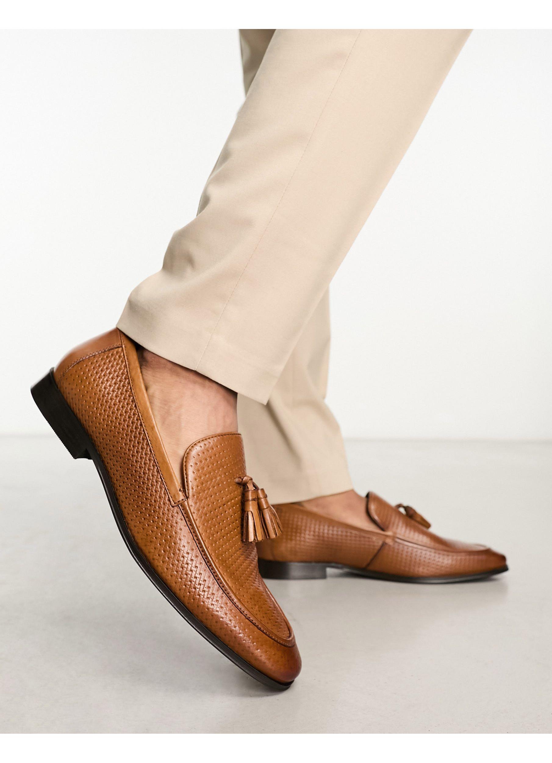 Mens wide loafer on sale shoes