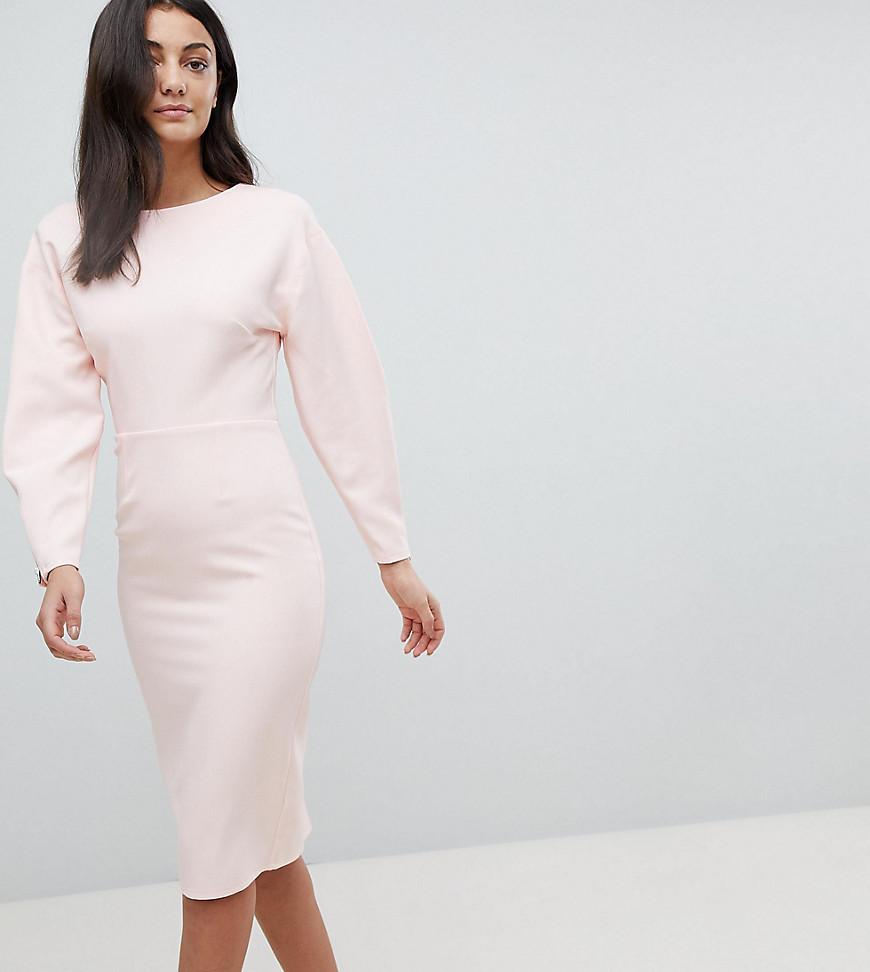 robe fourreau manche longue