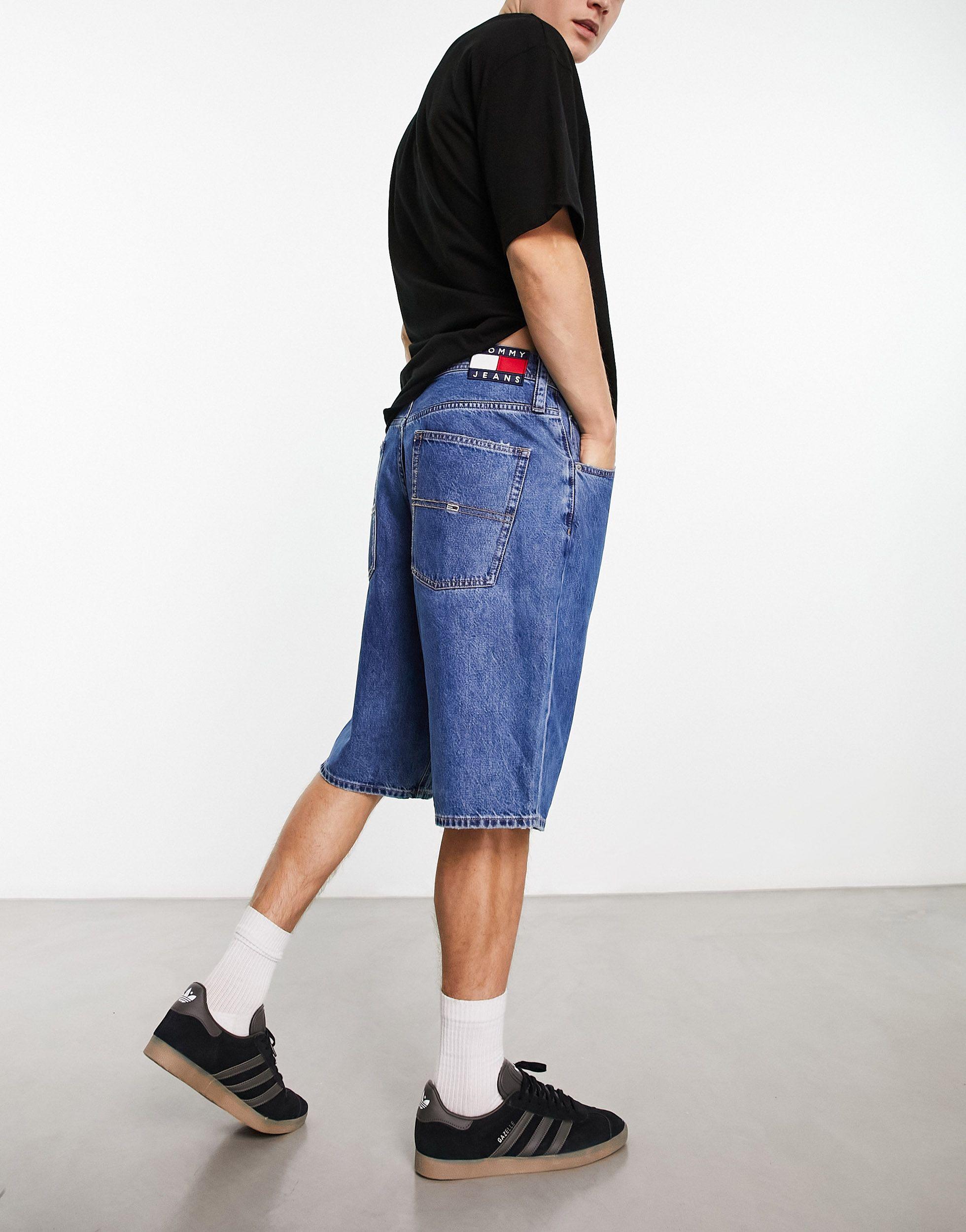 Tommy Hilfiger Aiden baggy Denim Shorts in Blue for Men | Lyst