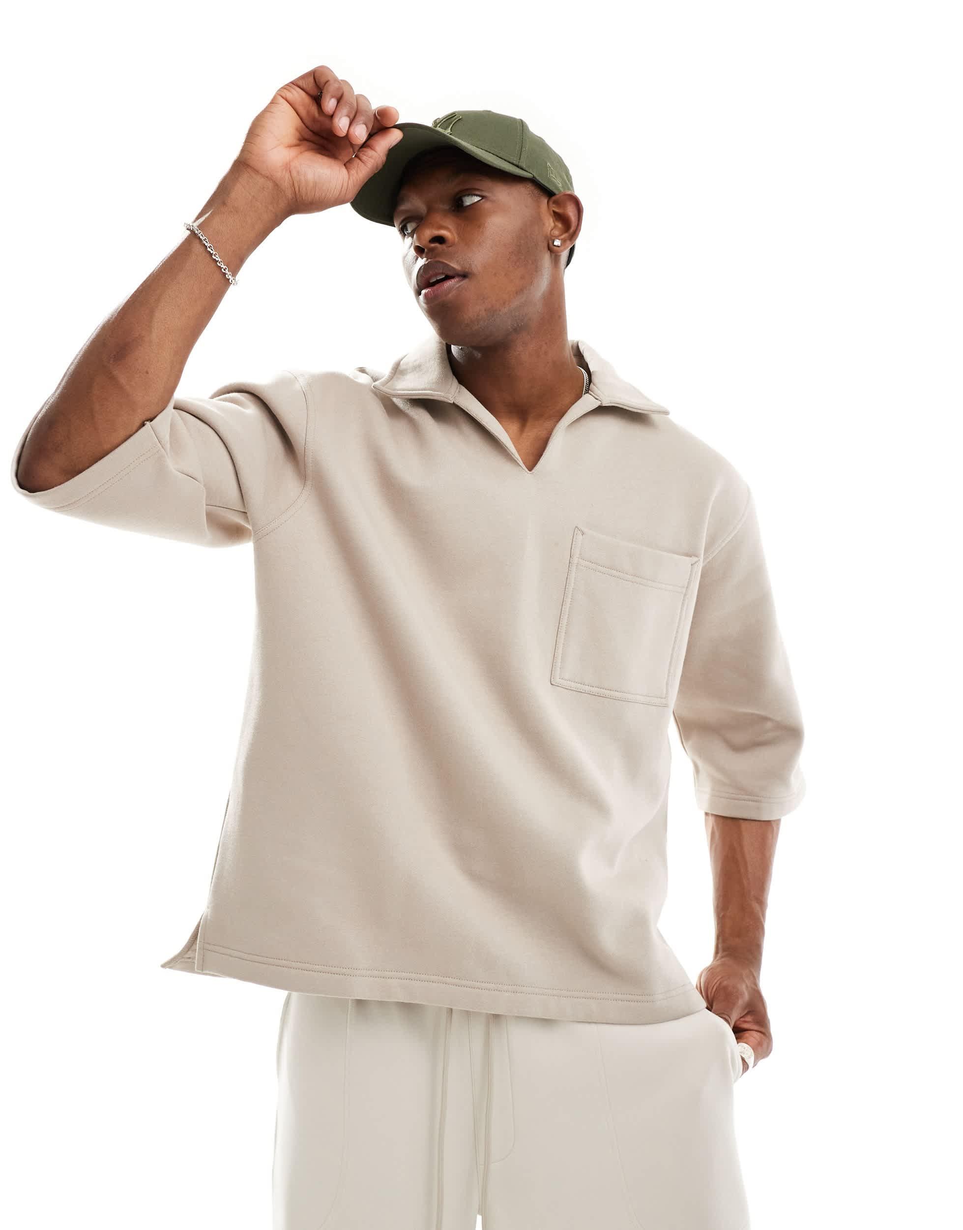 Oversized short sleeve sweatshirt sale